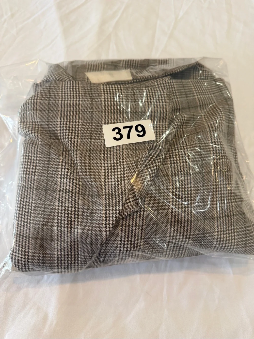 Zara Men's Plaid Blazer Sport Coat Size 36 Brown Gray Glen Plaid Two Button